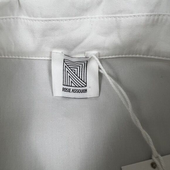 Rosie Assoulin Unella Dress Women’s 2 White Midi Convertible Bell Collared‎ - Picture 14 of 16